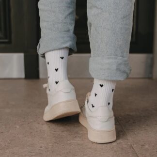 Eulenschnitt Socken Herzen