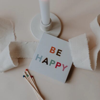 Eulenschnitt Streichhölzer "Be Happy" – Bild 2
