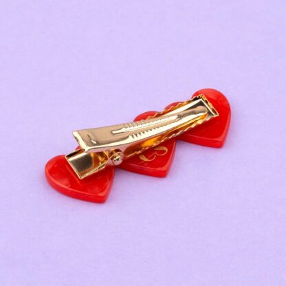 Coucou Suzette Mini Haarclip Hearts – Bild 3