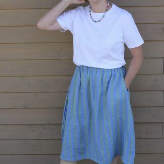 trötrö Leinenrock Women "Stripes"