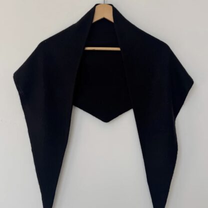 Le bon shoppe - Cashmere Shawl Black – Bild 5