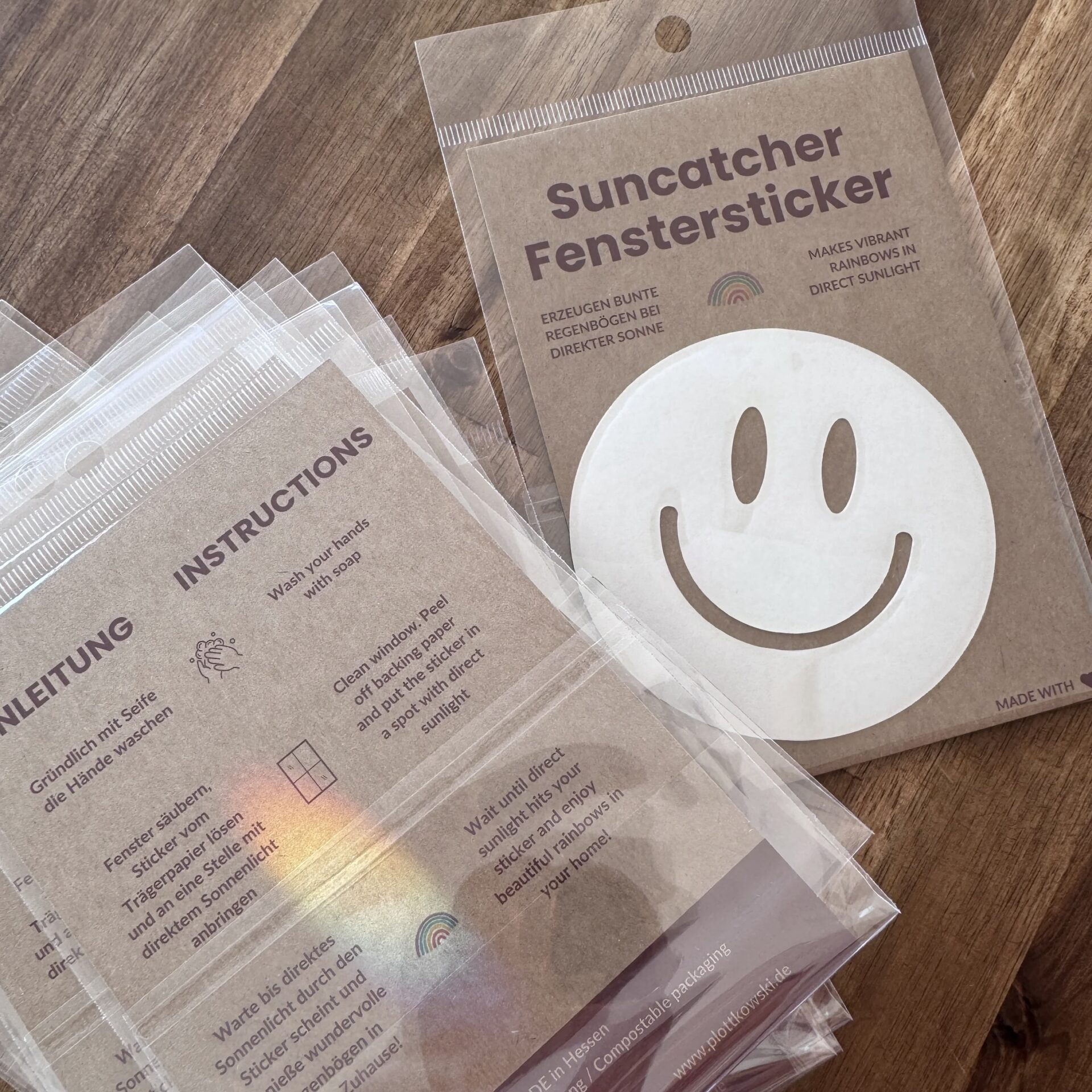 Regenbogensticker Funken – Bild 4