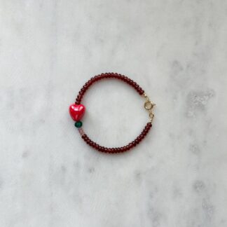 You are loved "Autumn Heart" Armband