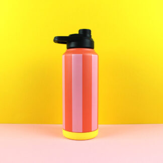 Trinkflasche Thermo gestreift