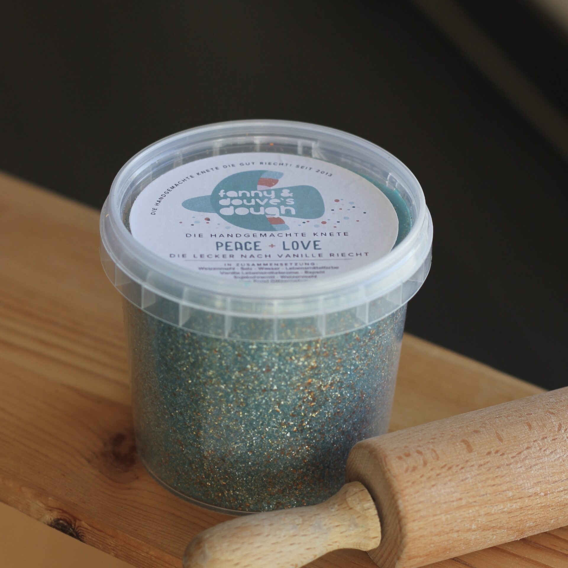 Fanny'n'Douve Knete TÜRKIS GLITZER