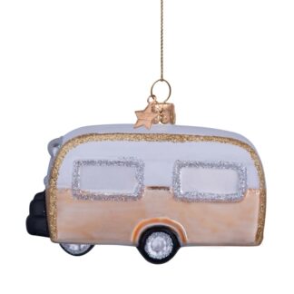 Weihnachtsbaumkugel "Camping Caravan"