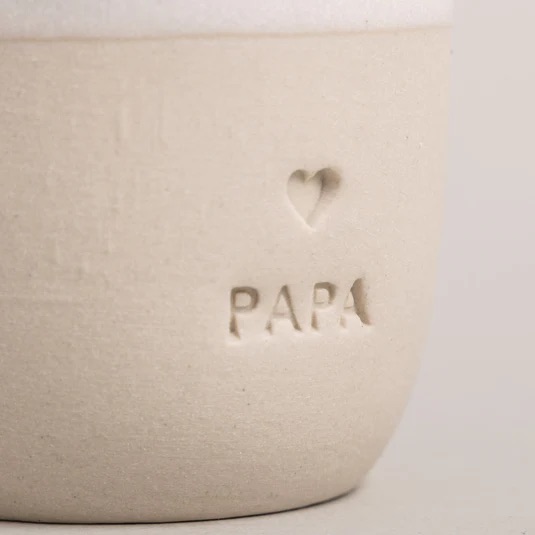 Eulenschnitt Espressobecher Papa – Bild 2