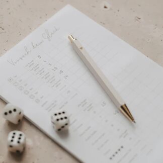 Eulenschnitt Kugelschreiber Herz