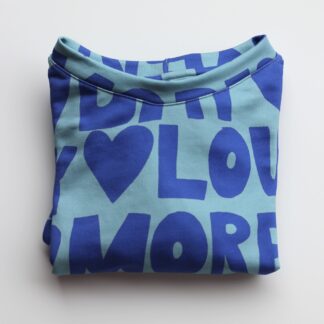 trötrö Cropped "LOVE MORE" Sweater