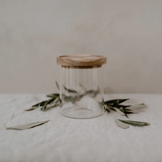 Eulenschnitt Vorratsglas "Herz" – Bild 4