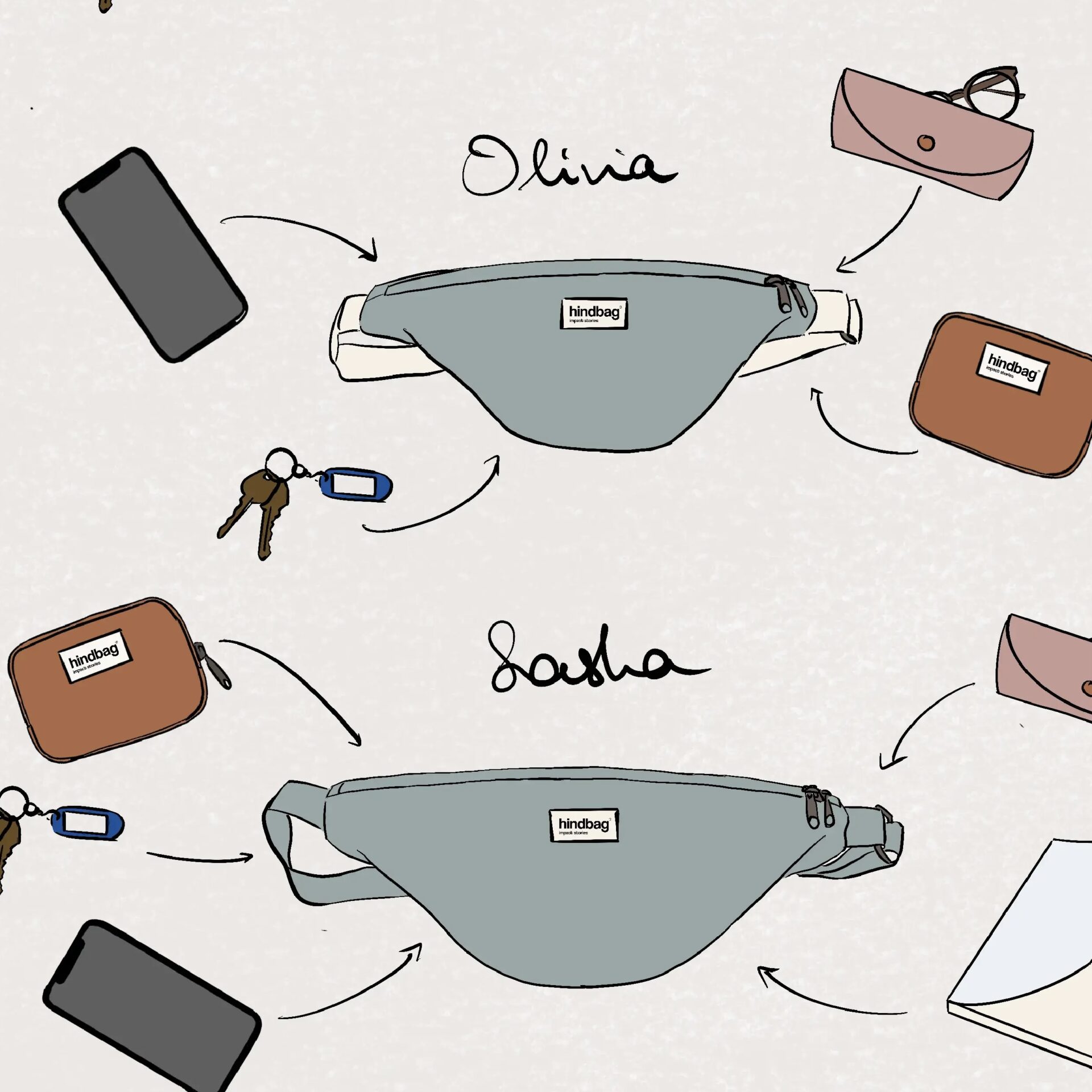 Hindbag Olivia Belt Bag – Bild 3