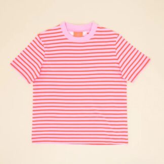 Popeia T-Shirt Gestreift Pink/Rot