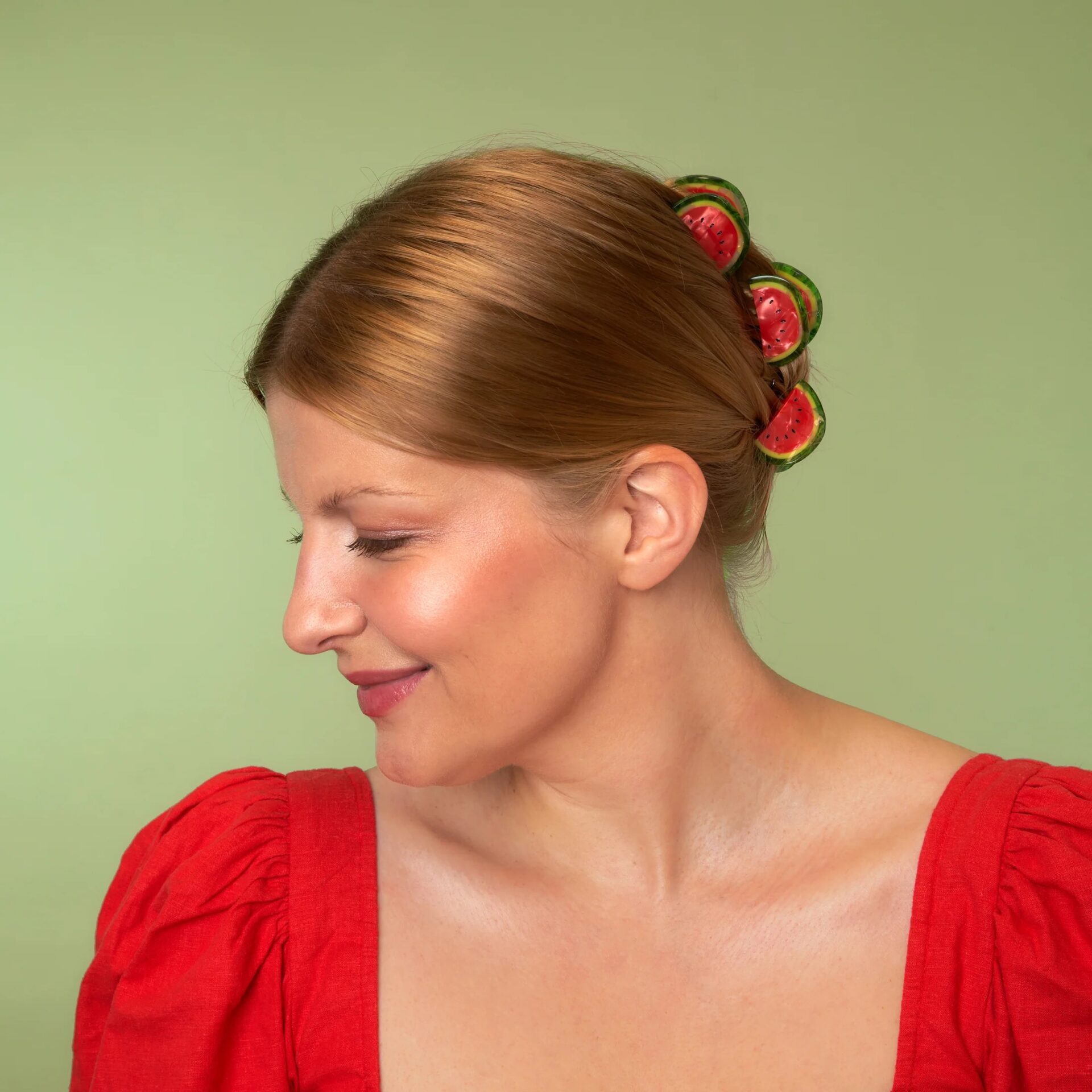 Coucou Suzette Haarklammer Melon Mini – Bild 6
