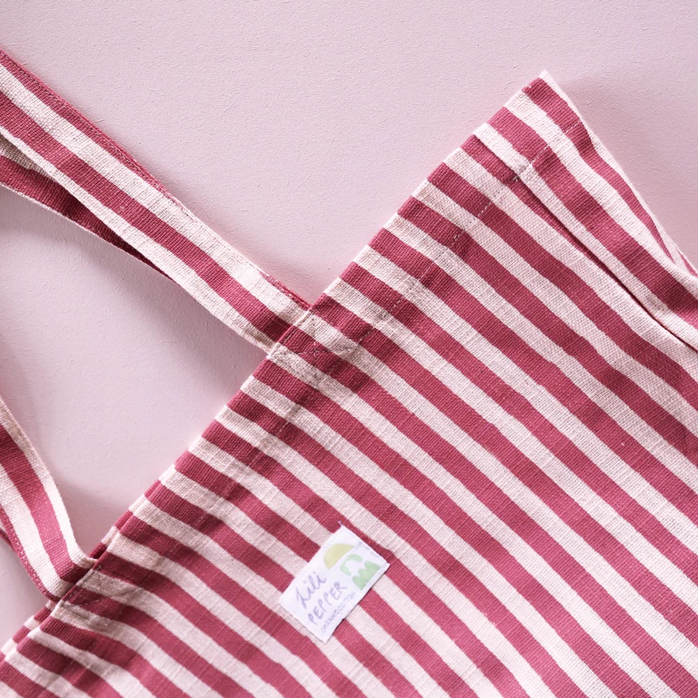 Lilipepper Handbedruckte Tote Bag Stripes – Bild 2