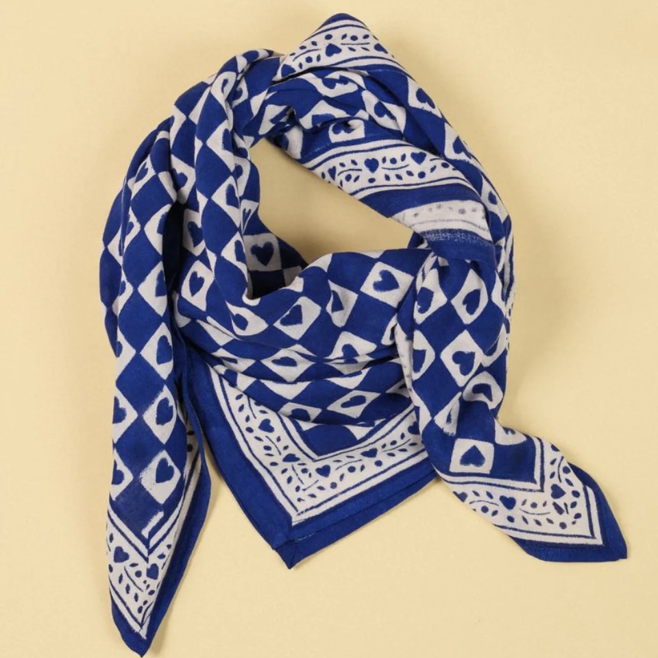 Maison Augustin Halstuch BLUE LOVE