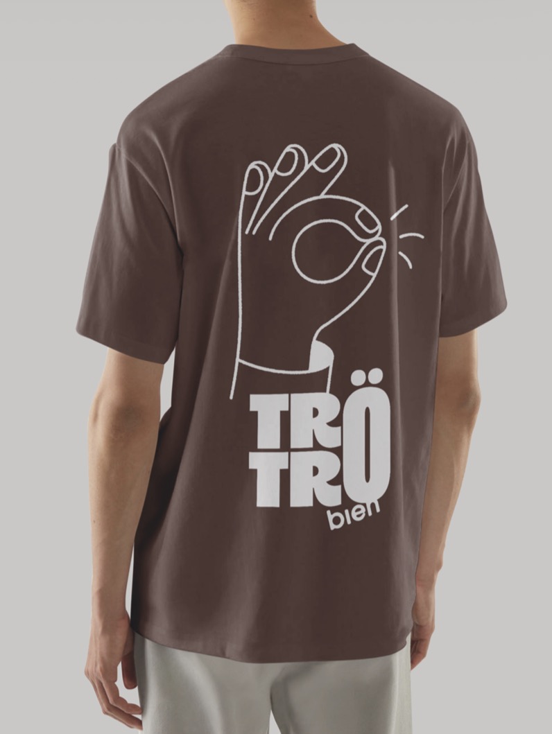 trötrö Relaxed Tee "trötrö bien" Back